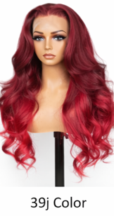 Ombre Frost Brown Wear and Go 24' Glueless Lace Front Wig Body Wave Brazilian Human Hair