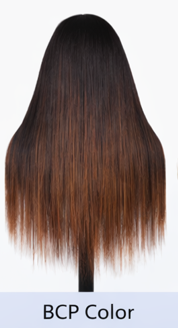 Ombre Frost Brown Wear and Go 24' Glueless Lace Front Wig Body Wave Brazilian Human Hair