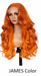 Ombre Frost Brown Wear and Go 24' Glueless Lace Front Wig Body Wave Brazilian Human Hair