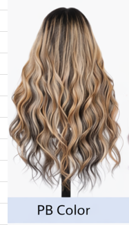 Ombre Frost Brown Wear and Go 24' Glueless Lace Front Wig Body Wave Brazilian Human Hair