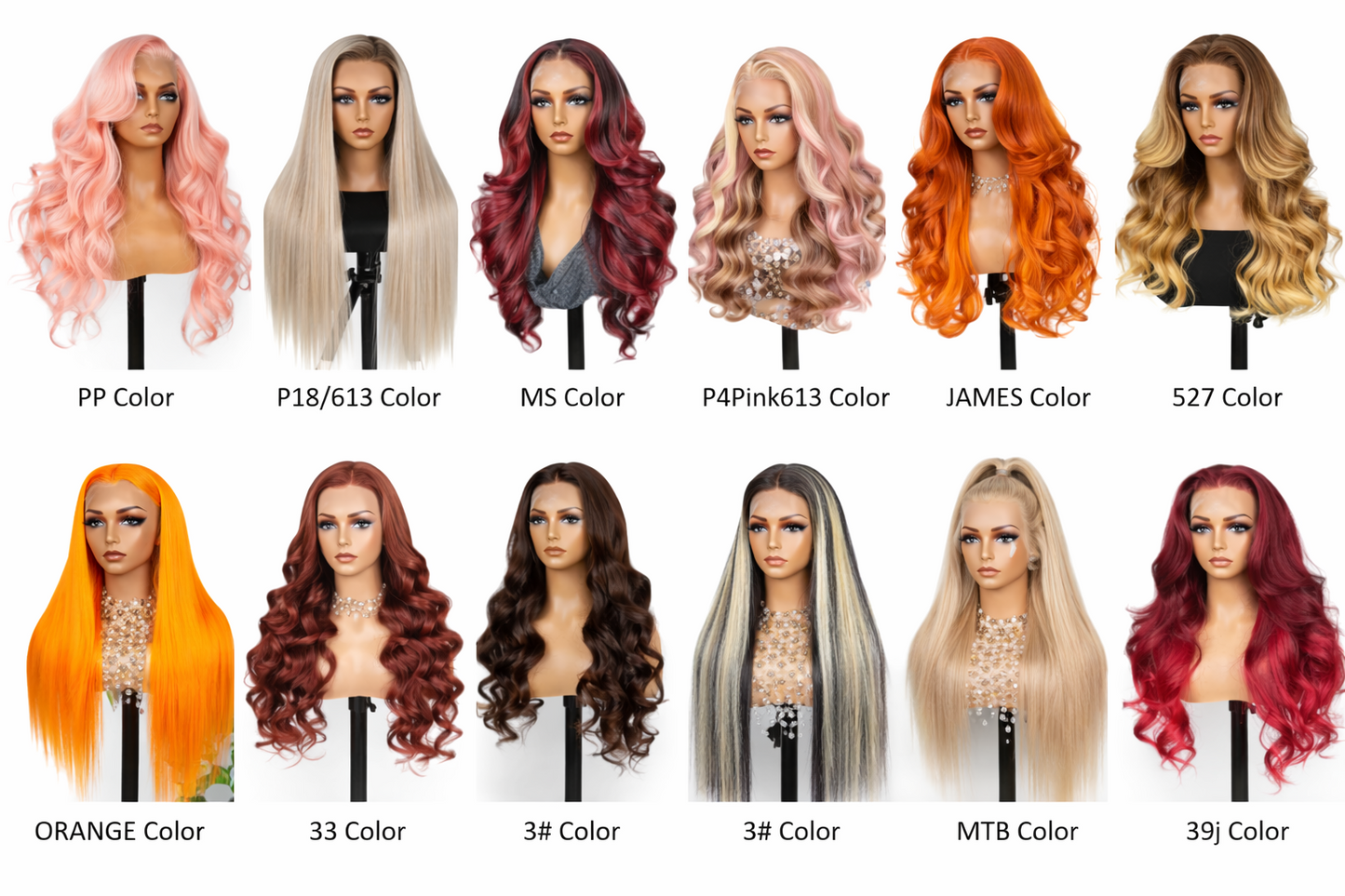 Ombre Frost Brown Wear and Go 24' Glueless Lace Front Wig Body Wave Brazilian Human Hair