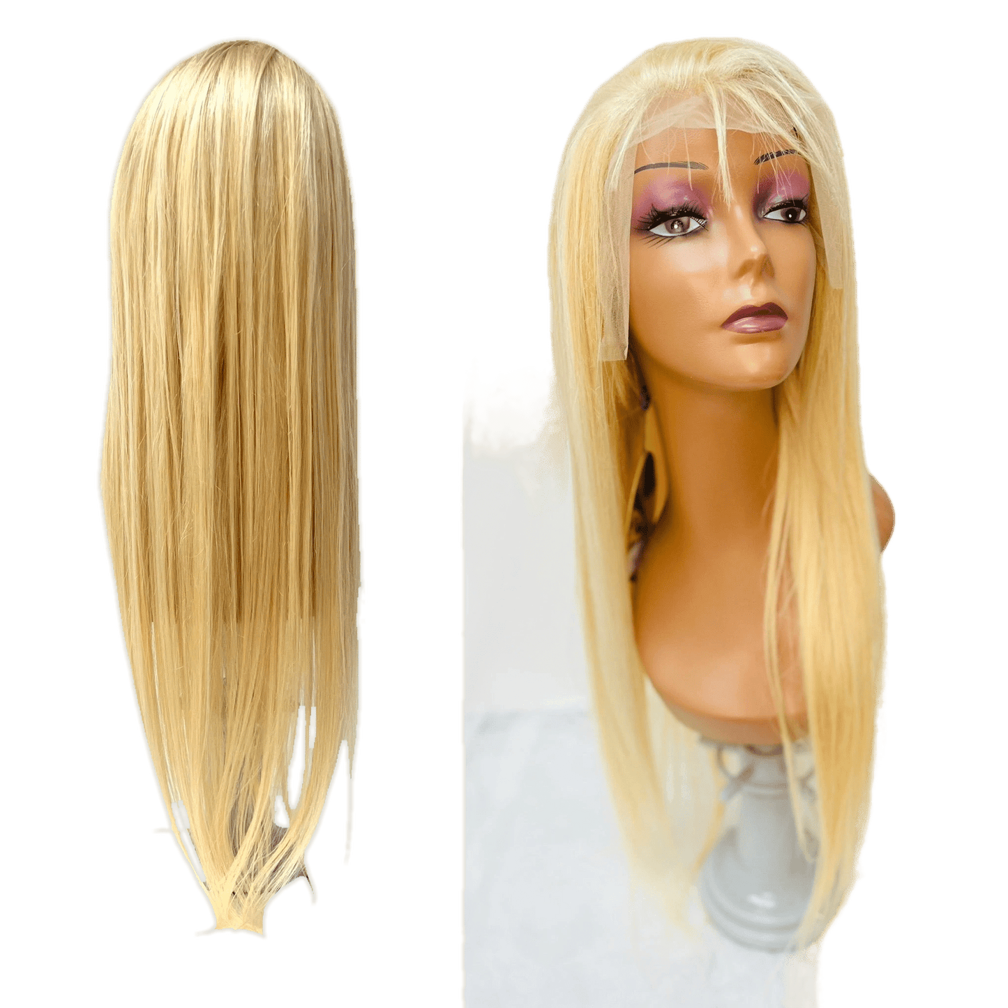 RIO Ukrainian Straight Human Hair Front Lace Wig